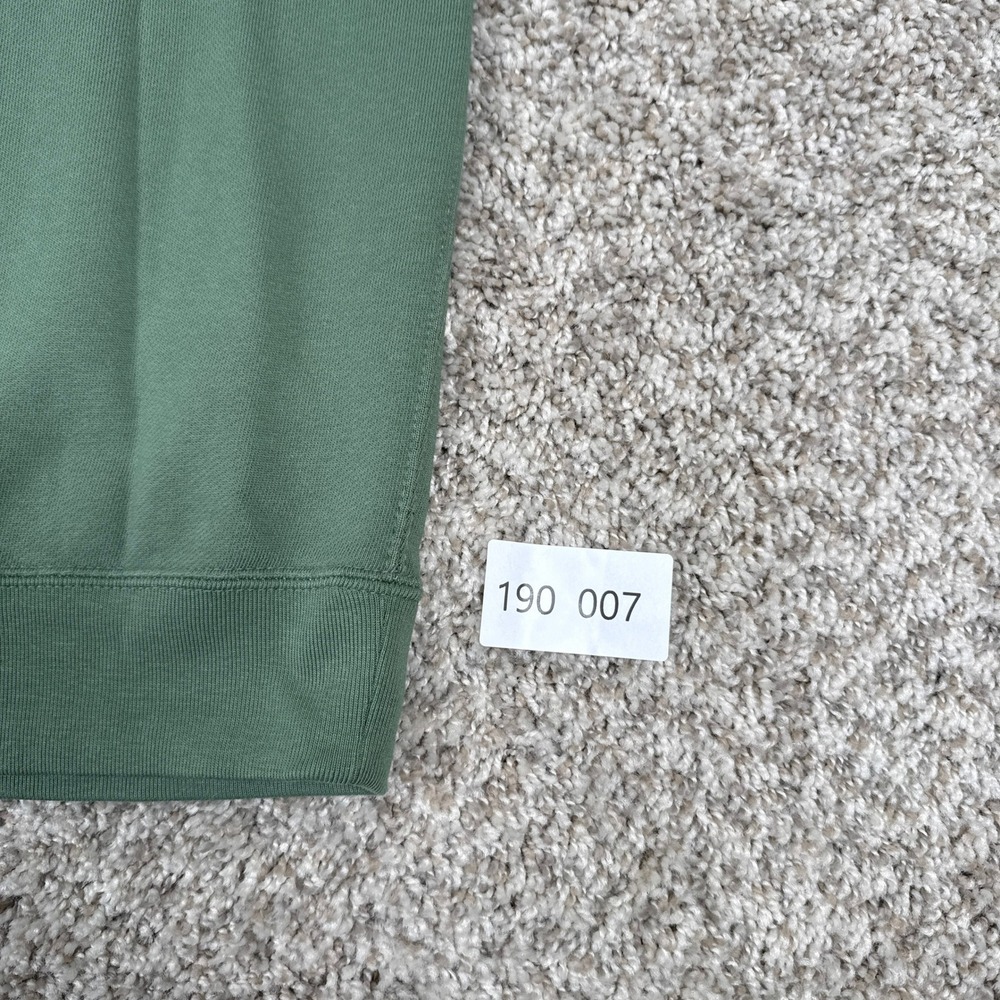 Uniqlo Peanuts Sweatshirt Mens XL Green Snoopy Joe Cool Cotton Graphic Raglan - Picture 9 of 9